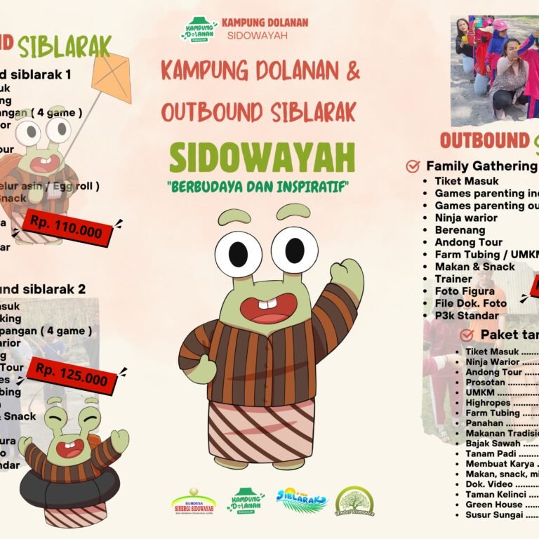 Paket Wisata Outbound Di Wisata Siblarak Sidowayah Bersama Kampung Dolanan